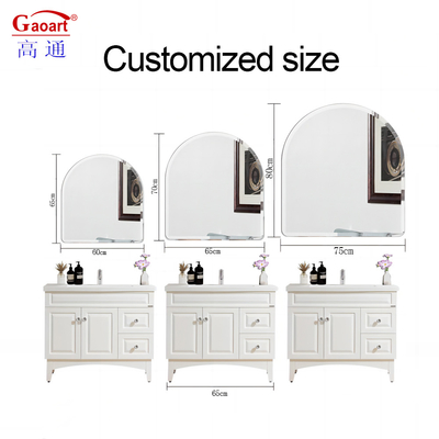 Modern Wall Mirror with Unbreakable Glass Fashion Home Decorative Bath Mounted Mirror