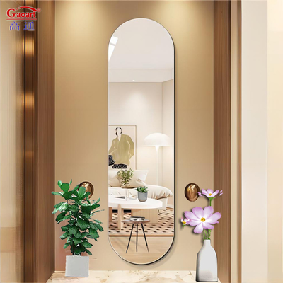Modern Wall Mirror with Unbreakable Glass Fashion Home Decorative Bath Mounted Mirror