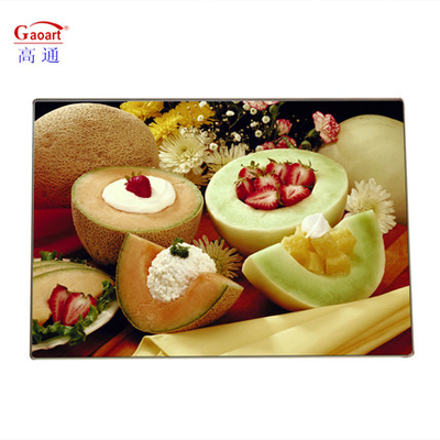Sustainable Design Style Serving Tray with Tempered Cutting Board and Smooth Surface