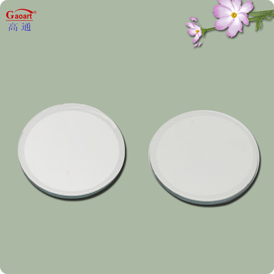 Home Decor Adhesive Wavy Full Length Frameless Glass Mirror for Living Room 80cm Round