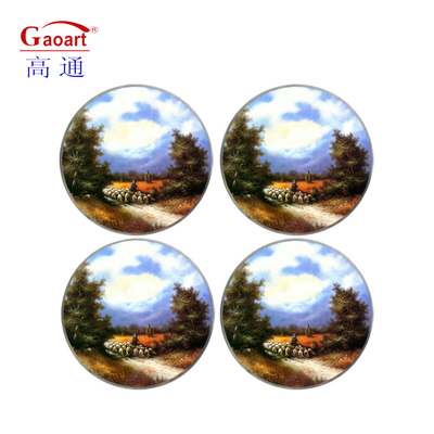 Sustainable Design Clear Float Glass Coaster Mats Pads for Table Decoration 3000 Sets