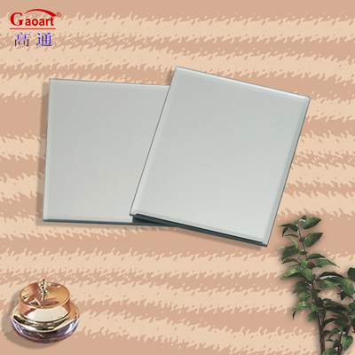 Modern Style Large Frameless Wavy Full Length Adhesive Bedroom Mirror for Living Room