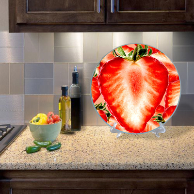 Custom Tempered Clear Square Kitchen Tool Good Selling Bread Blank Float Cutting Board