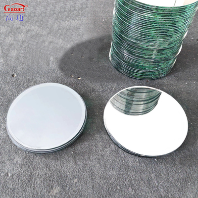 Square/Round 80Cm Frameless Bathroom Two-Way Adhesive Coaster Mirror for Modern Home Decor