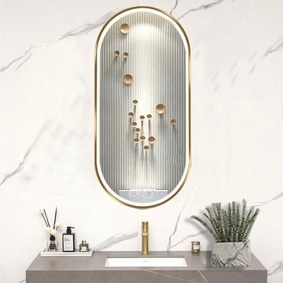 Customized Size Touch Function Bevelled Decor Mirror for Good Selling Small LED Salon