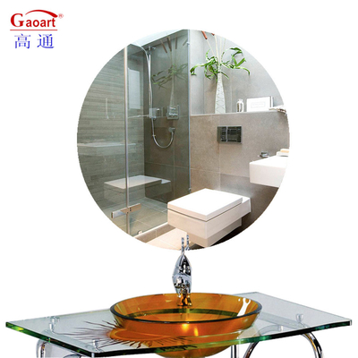 Make a Statement with this Modern Frameless Round Glass Large Circle Bath Wall Mirror