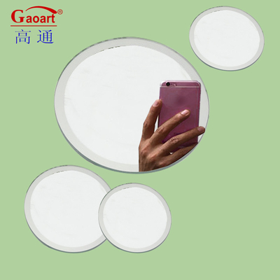 Full Length Adhesive Bedroom Mirror Straight Edge Working and Bath Mirror Without Frame