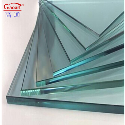 Solid Structure Flat Customised Beveled Tempered Reflective Glass for Dome Customization