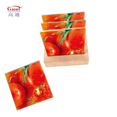 Customized Color Blank Cut Float Bread Cutting Board for Kitchen and Wine Glass Coaster