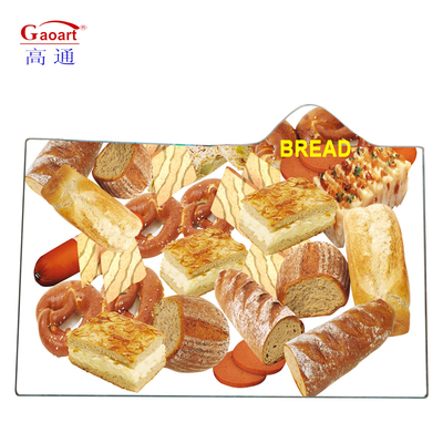 Customized Size Kitchen Tempered Cutting Board with Handle and Glass Coaster Function