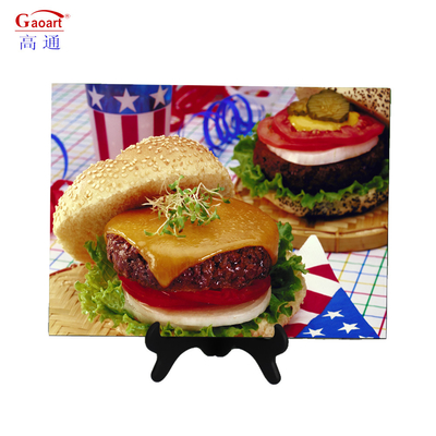 Customized Size Kitchen Tempered Cutting Board with Handle and Glass Coaster Function