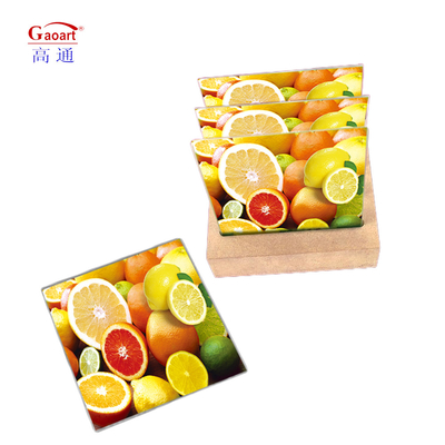 Customized Size Kitchen Tempered Cutting Board with Handle and Glass Coaster Function