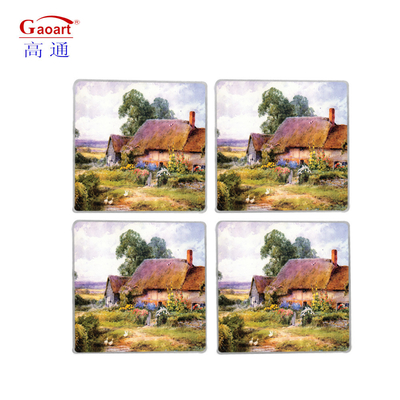 3.5mm Thickness Kitchen Cutting Board with Smooth Surface and Wine Glass Coaster