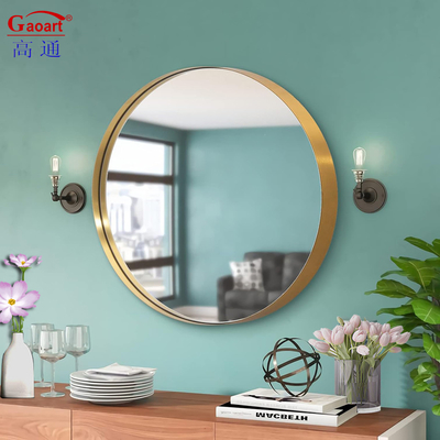 Home Wineshop Decoration Full Length Black Frame Wall Mirror with Customized Size