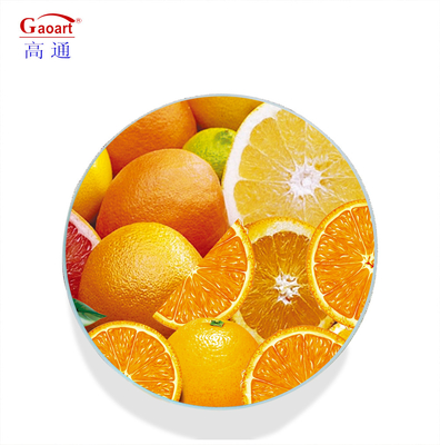 Round Customized Color Tempered Glass Serving Tray Cutting Board for Home and Kitchen