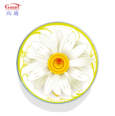 Round Customized Color Tempered Glass Serving Tray Cutting Board for Home and Kitchen