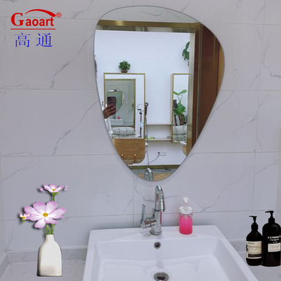 Customized Size Wall Mirror for Fancy Antifog Decor in Beauty Salon Arch Bathroom
