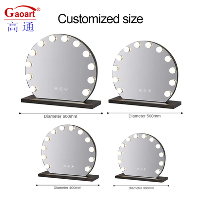Extra LOGO Yes Custom Chrome LED Light Bulb Hollywood Mirror for Fashionable Vanity