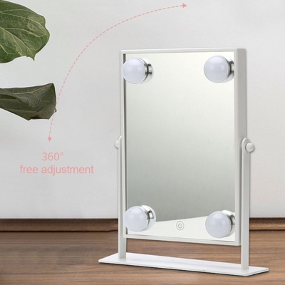 Everyday Fashion Design Style Lady Dressing Cute Portable Makeup with LED Light Mirror