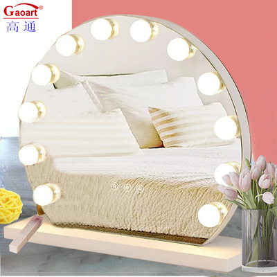 Large Chrome LED Light Bulb Home Decor Makeup Vanity with Hollywood Mirror Guaranteed