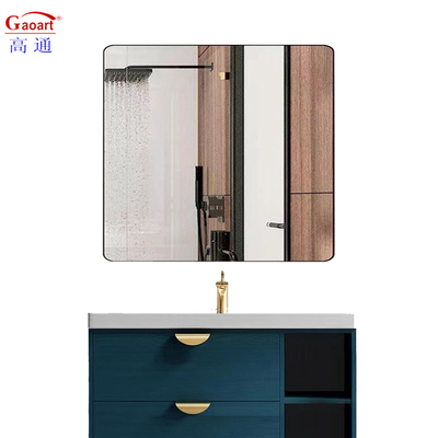 Ever day Aluminium Standing Floor Hairdresser Black Bathroom Wall Hanging Mirror