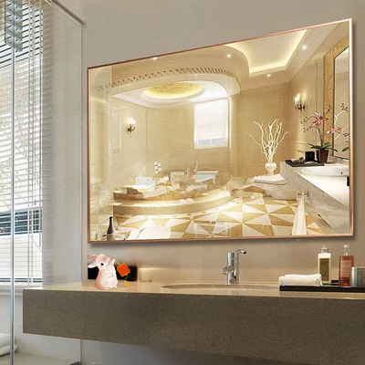 Ever day Aluminium Standing Floor Hairdresser Black Bathroom Wall Hanging Mirror