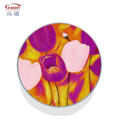 Sustainable Round Glass Tempered Toughened Unbreakable Custom Chopping Board for Kitchen