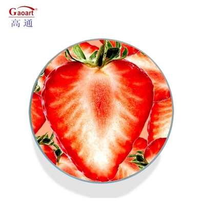 Serve in Style with White Vegetable Kitchen Tempered Glass Cutting Board With Handle