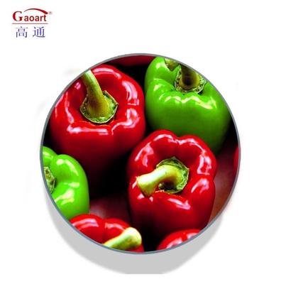 Serve in Style with White Vegetable Kitchen Tempered Glass Cutting Board With Handle