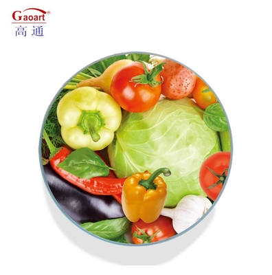 Serve in Style with White Vegetable Kitchen Tempered Glass Cutting Board With Handle