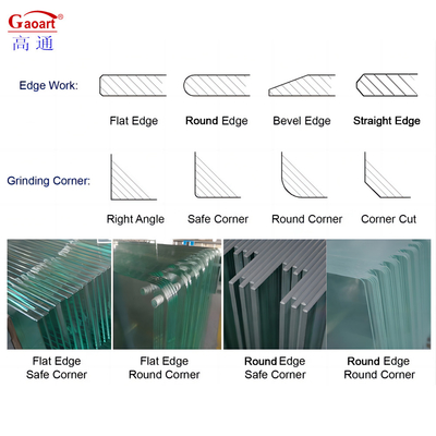 Irregular Shape Wall Mirror Modern Design for Beauty Salon Beveled Edge Large Glass