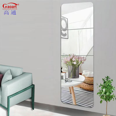 Custom Home Decor Small Splicing Luxury Long Washroom Wall Glass Mirrors for Every Day