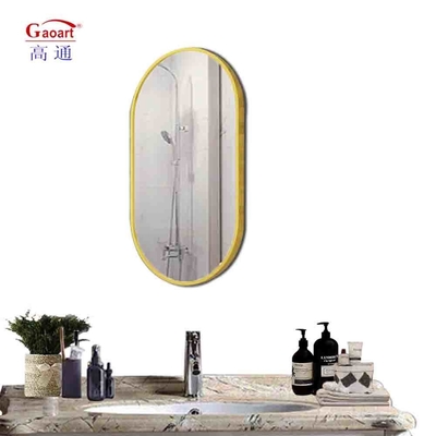 Dance Studio Floor Bedroom Decoration Wall Mirror Aluminium Alloy Frame Glass Mirror