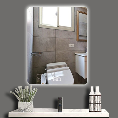 Large Intelligent Backlit Wall Mirror for Customized Size and Everyday Occasions