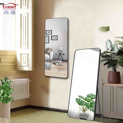 Customized Size Beveled Glass Full Length Bath Shaving Metal Mirror for Home Bathroom