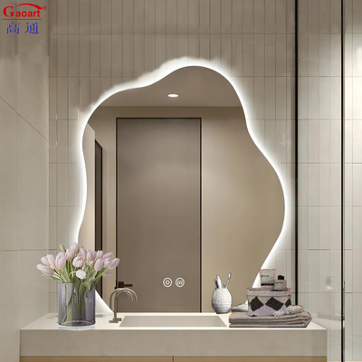 Customized Size Intelligent Portable Full Length Backlit Wall Led Mirror for Home Decor