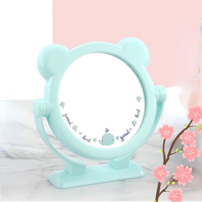 Customizable Circle Pocket Makeup Square Dressing Mirror for Home Decor
