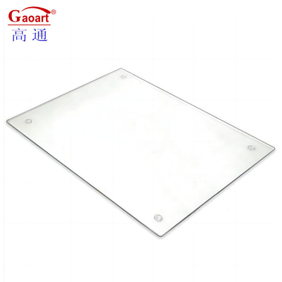 Good Selling Custom Size Cheese Tempered Glass Cutting Board with Unbreakable Design