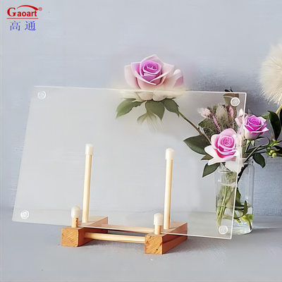 Toughened Glass Top Kitchen Cutting Board Rectangle Shape 4mm Thick 500 Pcs No Design