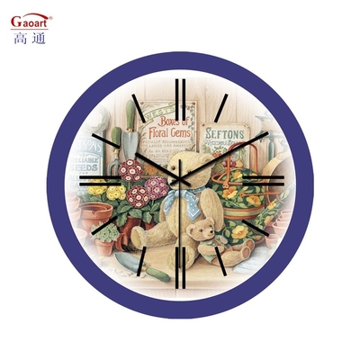 Glass Wall Mirror Kitchen Sublimation Large Living Room Pendant Modern Decorative Home Decor Clock