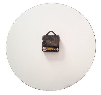12 mm Sheet Wall Clock for Bedroom Sublimation Glass Decoration in Classic Style