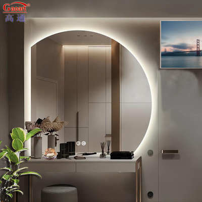 Full Up Smart Portable Makeup Custom Decor Wall With Led Mirror for Occasion Ever day