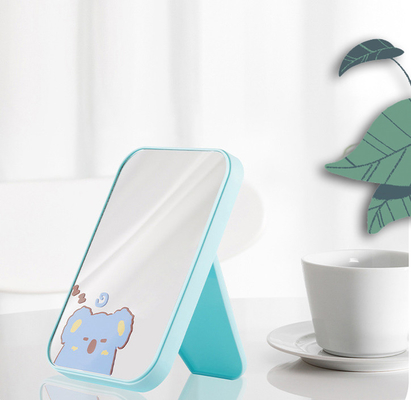 Top Fashion Design Style Standing Table Make Up Small Travel Cosmetic Makeup Desk Mirror