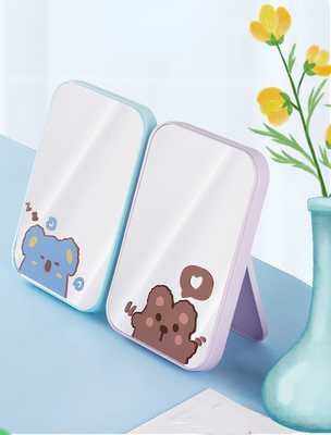 Top Fashion Design Style Standing Table Make Up Small Travel Cosmetic Makeup Desk Mirror