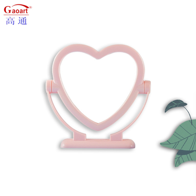 Small Table Top Stand Portable Cosmetic Mirror Individual Carton Packing for Make-Up