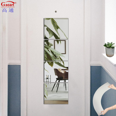 Acrylic Sheet Mirror Custom Design House Decor Wall Plastic Adhesive Stickers For Home