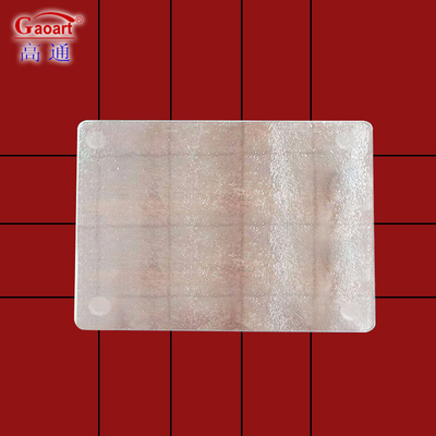 Golden Silk Tempered Glass Chopping Blocks for Custom Clear Vegetable Cutting Board