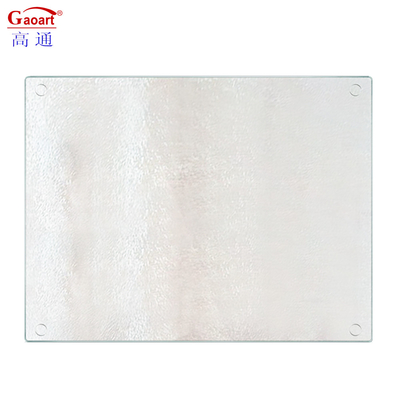 Golden Silk Tempered Glass Chopping Blocks for Custom Clear Vegetable Cutting Board