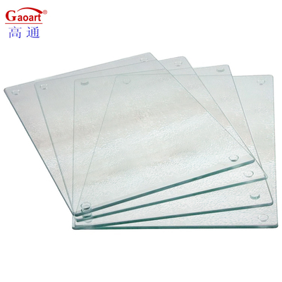 Tempered Glass Square Cheese Kitchen Cutting Board with Classic Design and Custom Size