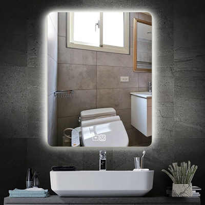 Custom Backlit Full Length Wall Hanging Mirror with LED Bathroom Light Glass Mirror